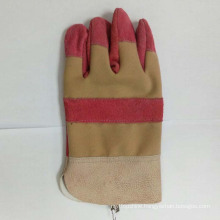 China Industrial Professional Hand Safety Working Cow Split Leather Gloves